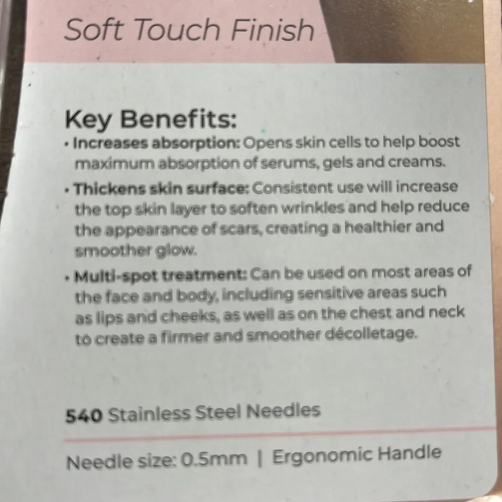 Microneedling roller wand
